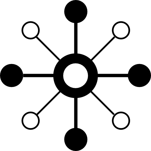 graphique de la roue d'analyse de données  Icône