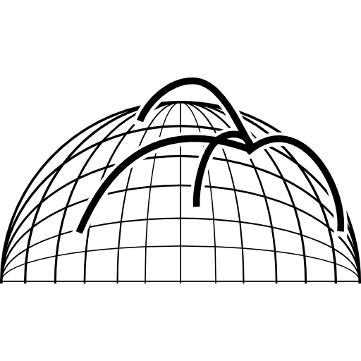 lignes d'analyse de données sur grille sphérique  Icône