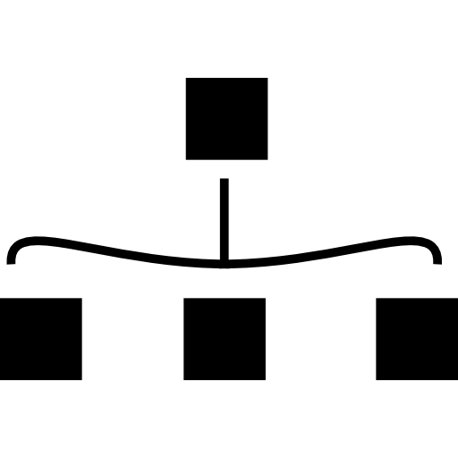 Символ интерфейса блок-схемы  иконка