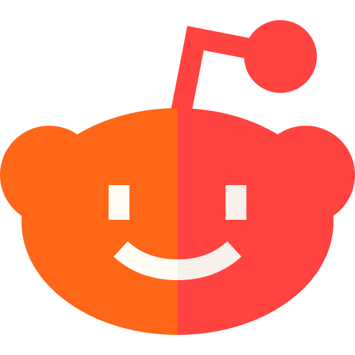 Reddit Basic Straight Flat icon