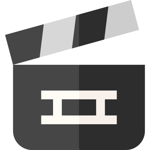 aplikacja do edycji wideo Basic Straight Flat ikona