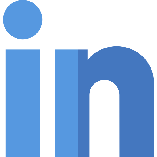 Linkedin Basic Straight Flat icon