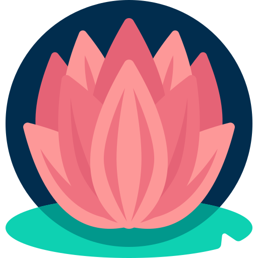 Lotus Detailed Flat Circular Flat icon