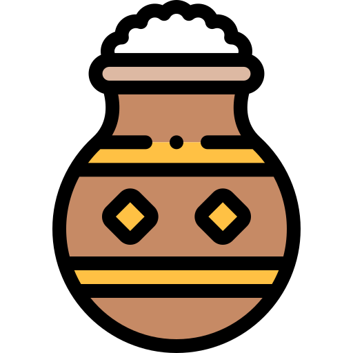 pongal Detailed Rounded Lineal color icono
