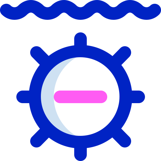 Naval mine Super Basic Orbit Color icon