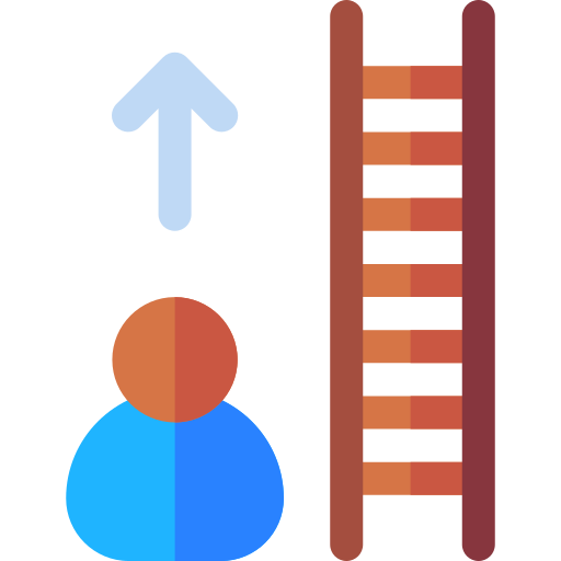 Лестница Basic Rounded Flat иконка