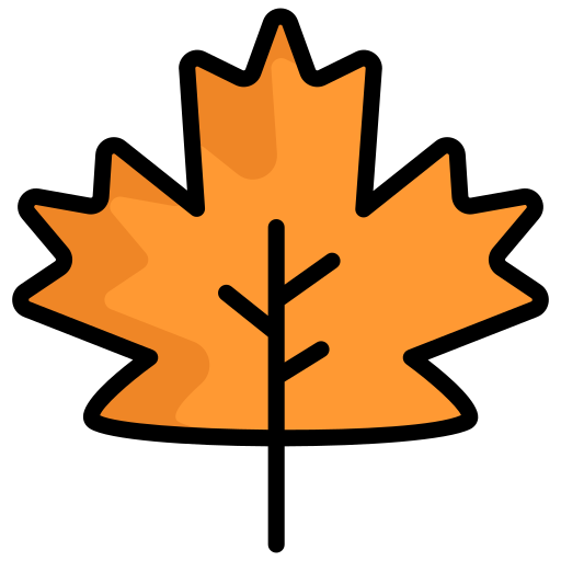 마른 잎 Generic Outline Color icon