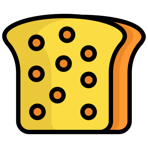 Свежий хлеб Generic Outline Color иконка