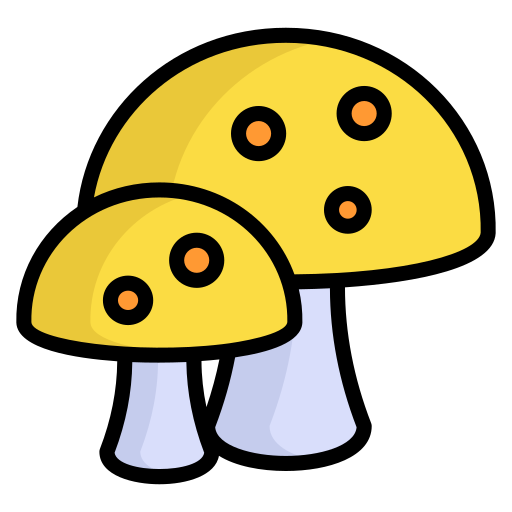 funghi Generic Outline Color icona