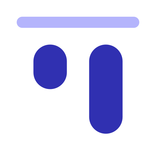 górne wyrównanie Generic Flat ikona