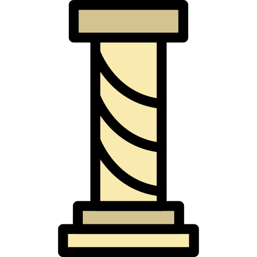Column Generic Outline Color icon