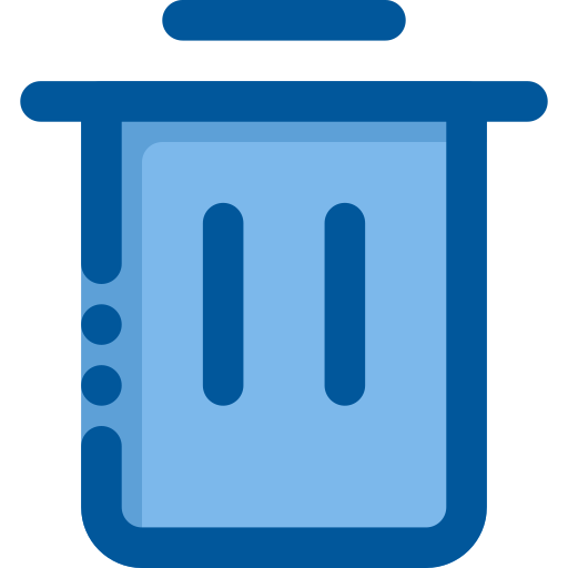 afval Generic Blue icoon