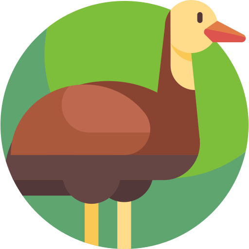 Emu Detailed Flat Circular Flat icon