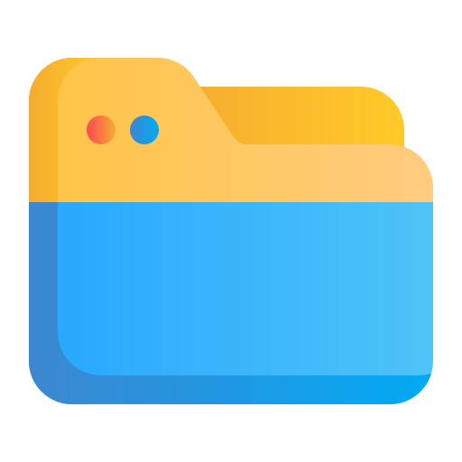 archivo Generic Flat Gradient icono