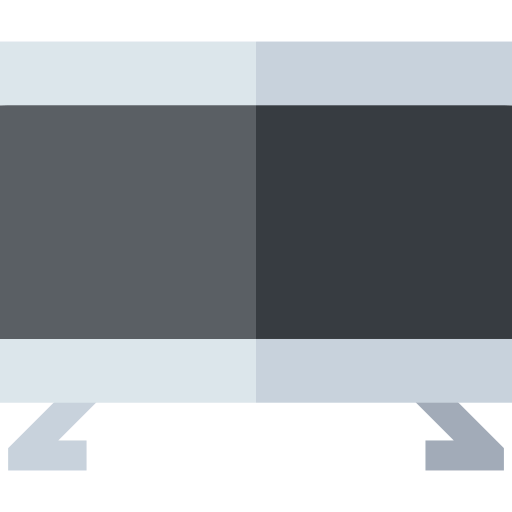 telewizja Basic Straight Flat ikona