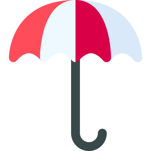 parasol Basic Rounded Flat ikona