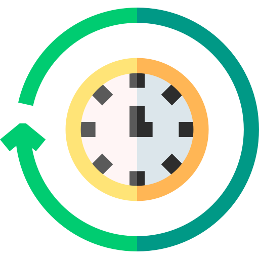 hora Basic Straight Flat icono