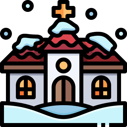 kościół Justicon Lineal Color ikona