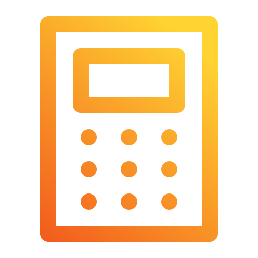 Calculator Generic Gradient icon