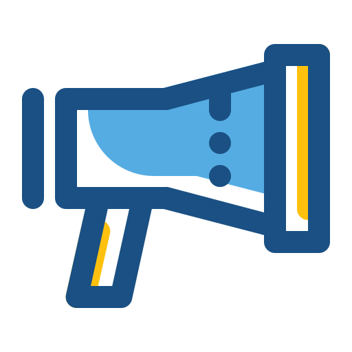 Megaphone Generic Color Omission icon