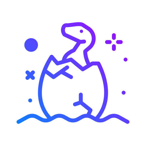 Dinosaur Generic Gradient icon