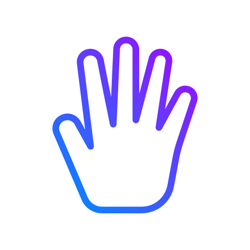 Hand Generic Gradient icon