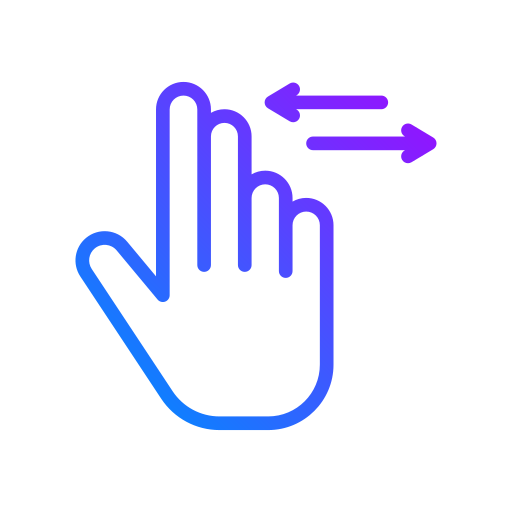 Два пальца Generic Gradient иконка