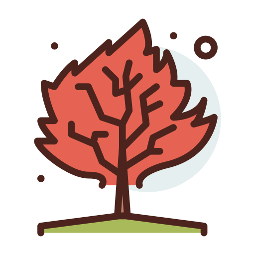 Tree Darius Dan Lineal Color icon
