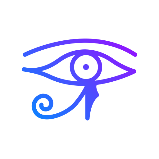 ojo de horus Generic Gradient icono