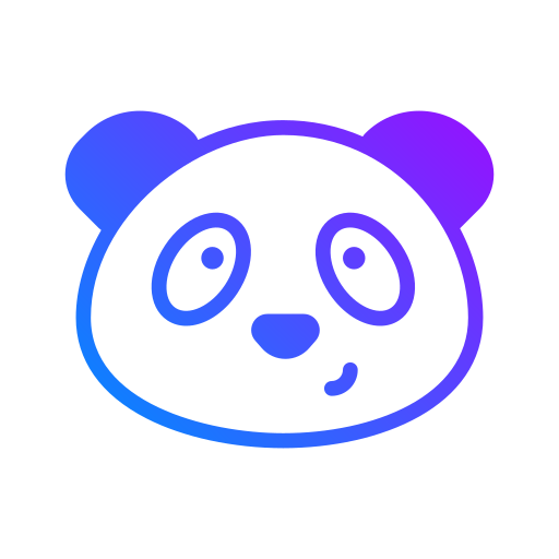 panda Generic Gradient icoon