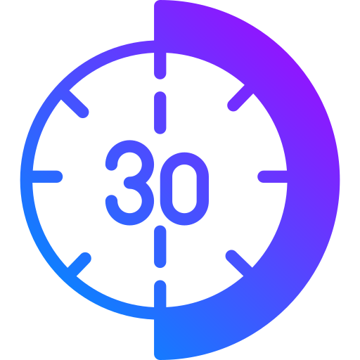 30 minutos Generic Gradient icono