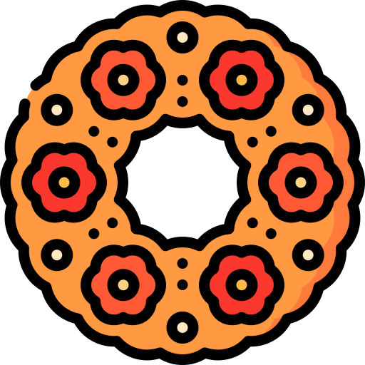 Wreath Special Lineal color icon