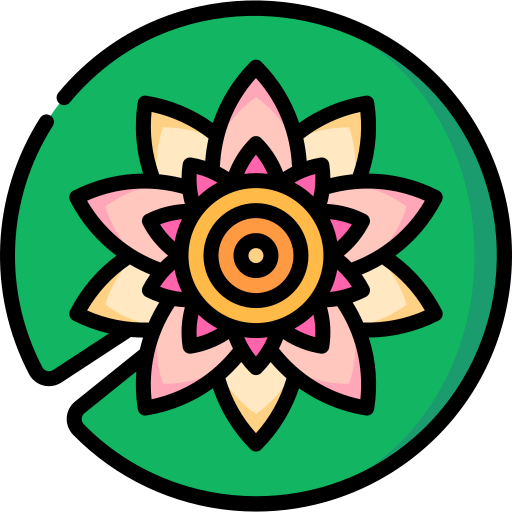 lotus blume Special Lineal color icon