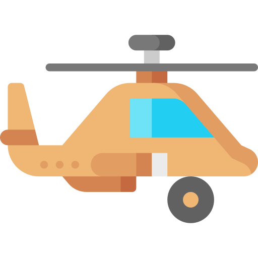 helikopter Special Flat icoon
