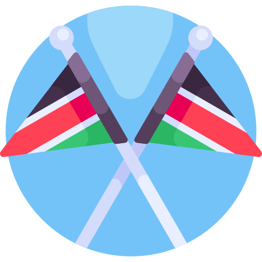 kenia Detailed Flat Circular Flat ikona