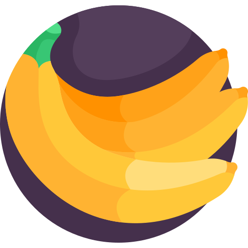 바나나 Detailed Flat Circular Flat icon