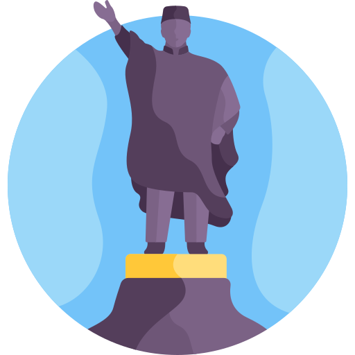 tom mboya statue Detailed Flat Circular Flat icon