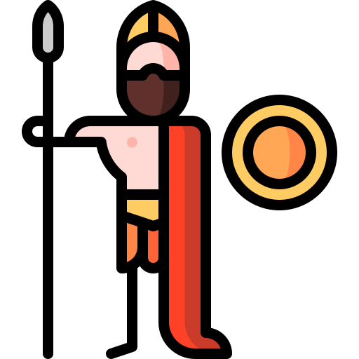 ares Puppet Characters Lineal Color icon
