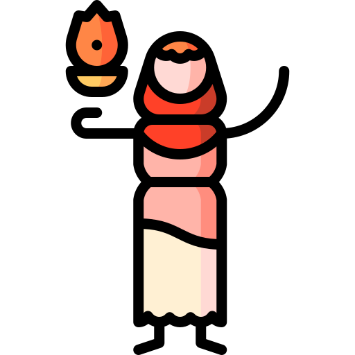 헤스티아 Puppet Characters Lineal Color icon