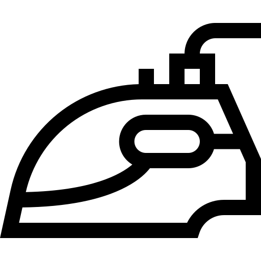 hierro Basic Straight Lineal icono