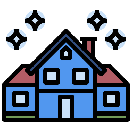 깨끗한 집 Generic Outline Color icon