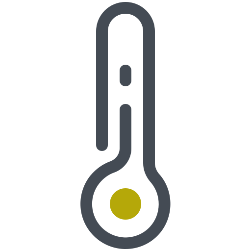 thermometer Sergei Kokota Lineal Color icon
