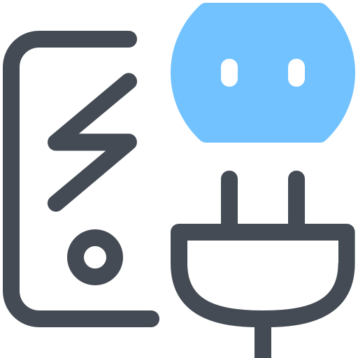 Socket Generic Blue icon