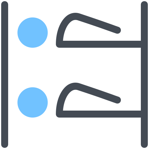 Łóżko piętrowe Generic Blue ikona