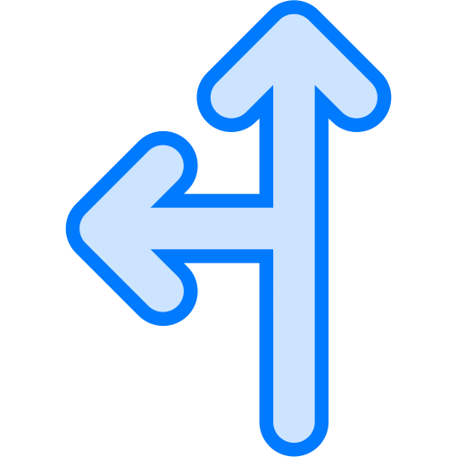 Т-образный переход Generic Blue иконка