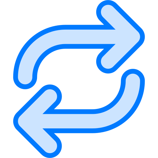 Repeat Generic Blue icon