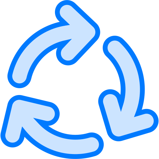 Recycle Generic Blue icon