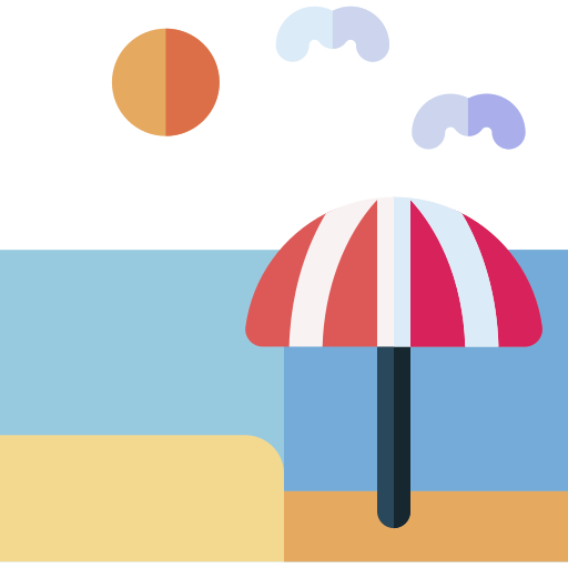 spiaggia Basic Rounded Flat icona