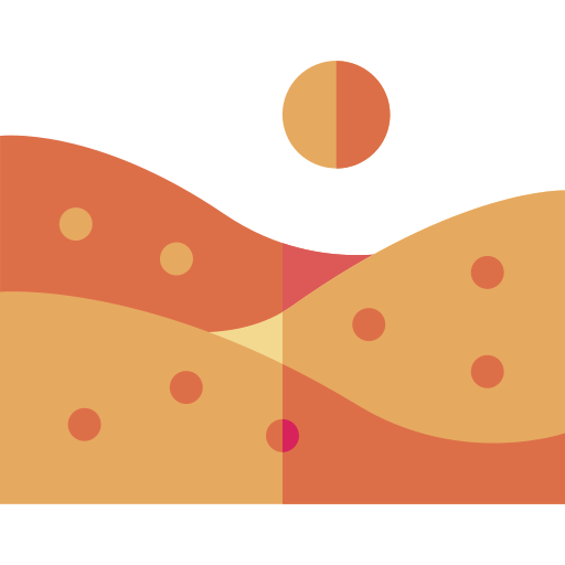 사막 Basic Rounded Flat icon