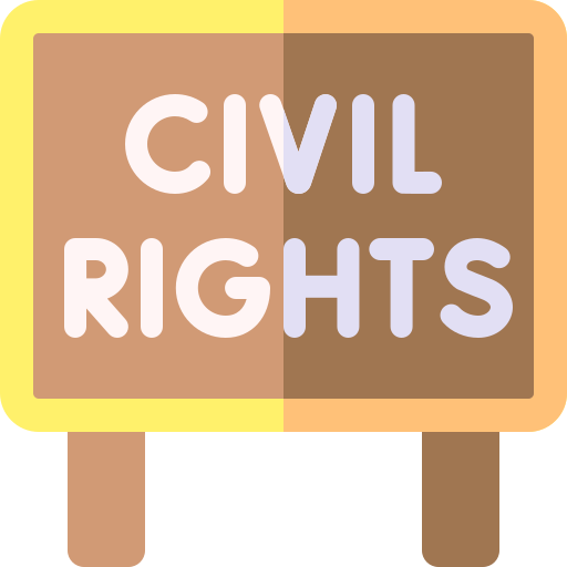 Гражданские права Basic Rounded Flat иконка